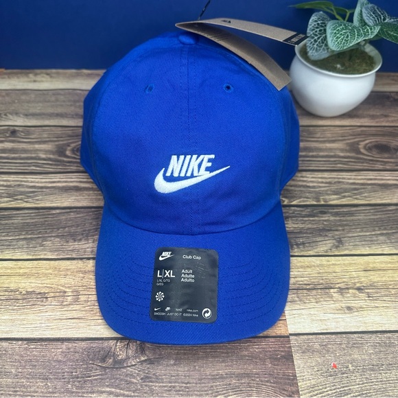 Nike Club Unstructured Futura Wash Cap NWT Size L/XL (Royal Blue) FB5368-480 - Picture 3 of 13